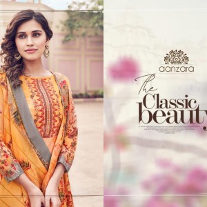 Aanzaara Aayleen Fancy Stylish Elegant Indian Salwar Suit