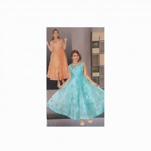 Long Frock (Samu Silk) for Girl (6-16 years)